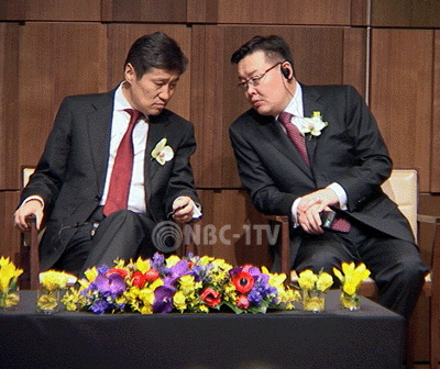 한-몽골 비즈니스포럼에 참석한 수흐바타르 바트볼드 몽골총리